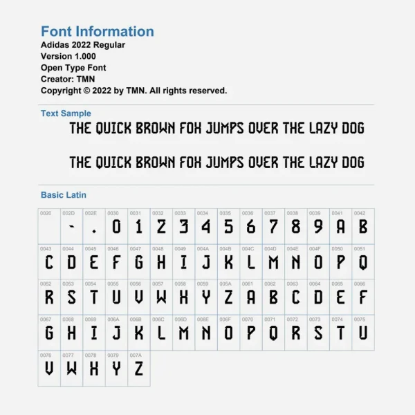 Mexico 2022-23 Font