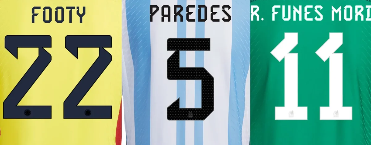 Adidas 2022 World Cup Kit Font