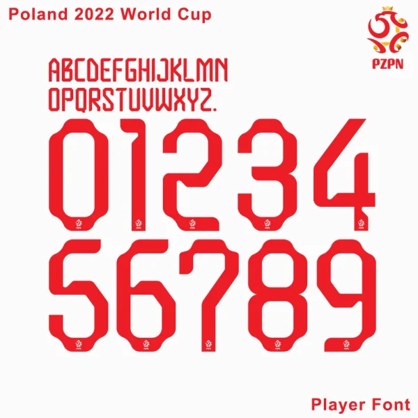 Poland 2022 World Cup Font