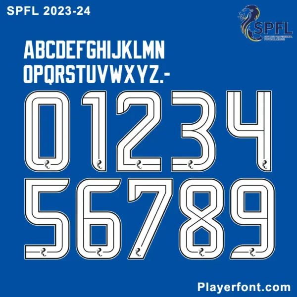 SPFL 20232024 Font Download Player Font