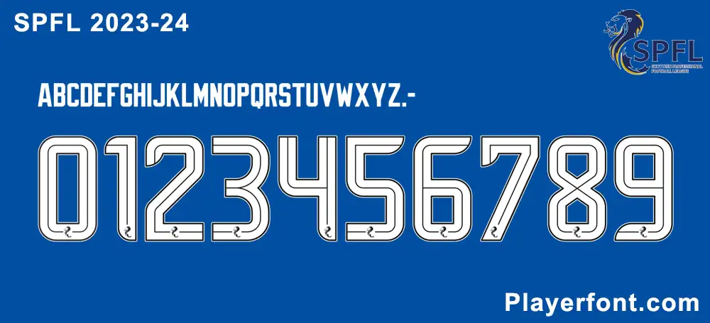 SPFL 2023-24 Font