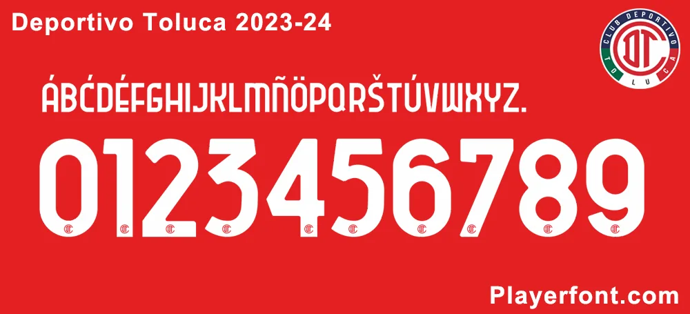 2023-2024 Font - Player Font