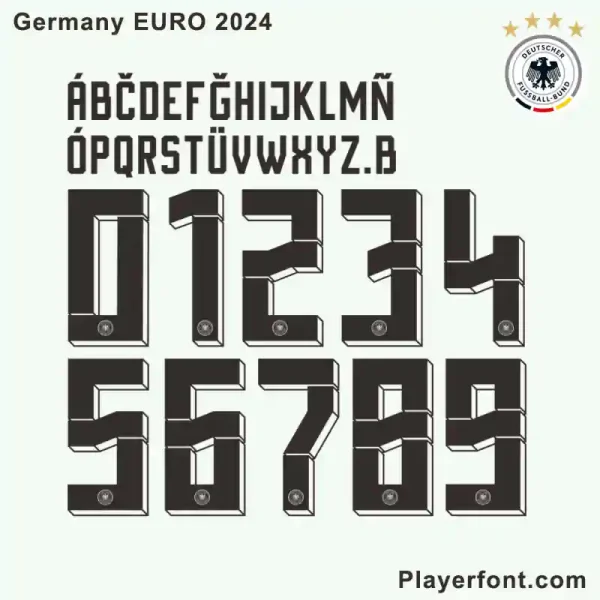 Germany EURO 2024 Font Download Player Font