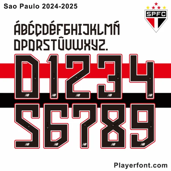 Sao Paulo 2024-25 Font Download – Player Font