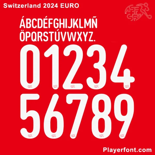 Switzerland EURO 2024 Font Download Player Font