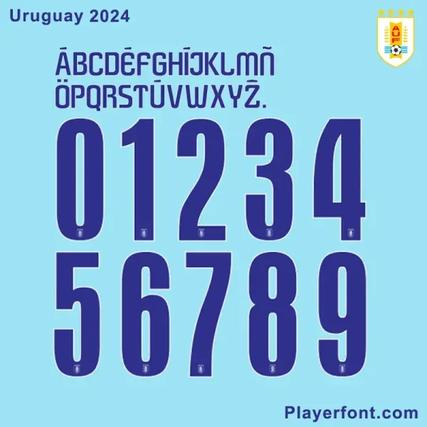 Uruguay 2024 Fonts