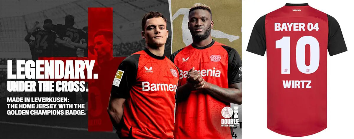Bayer Leverkusen 2024-25 Kit Font