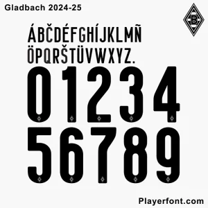 Gladbach 2024-2025 Font Download