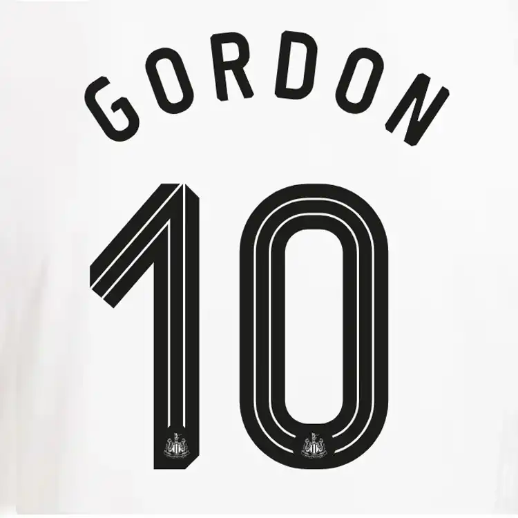 Newcastle United 24-25 Kit Font