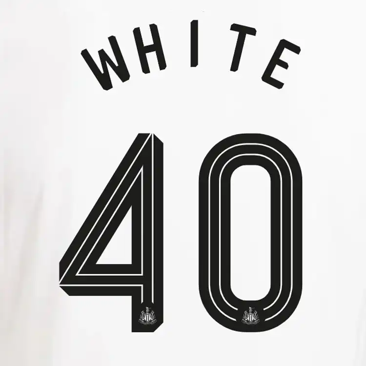 Newcastle United 24-25 Kit Font