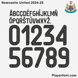 Newcastle United 2024-25 Font Download