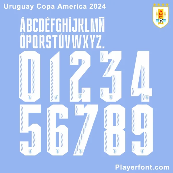 Uruguay Copa America 2024 Font