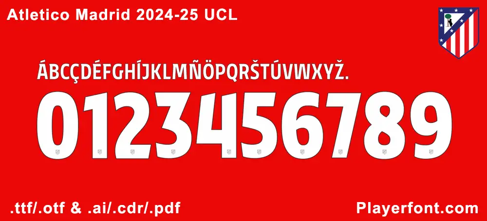 Atletico Madrid 24-25 Font