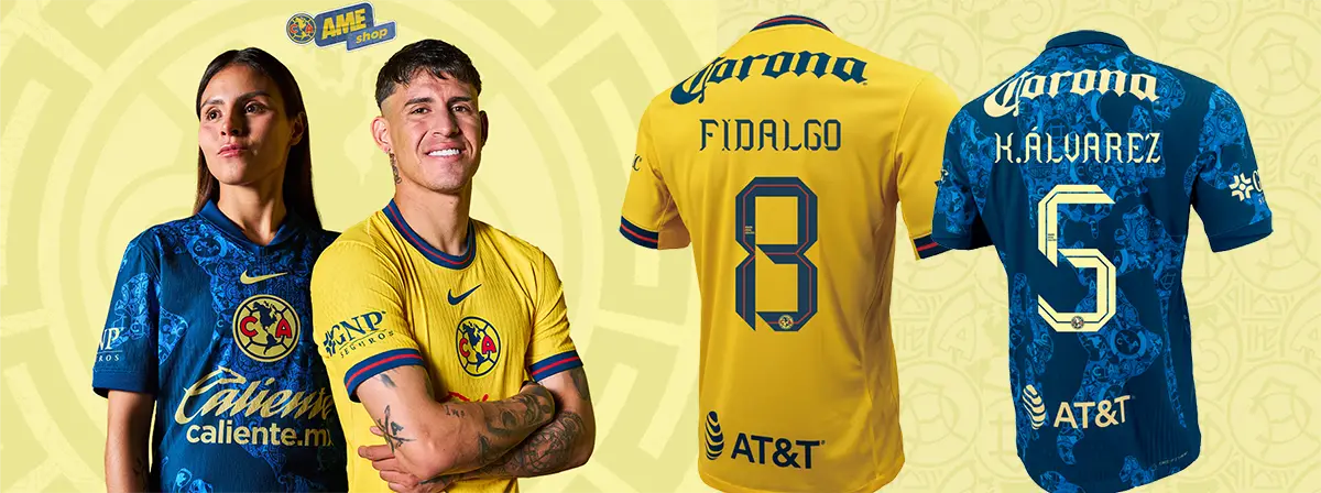 Club America 2024-25 Kit Font