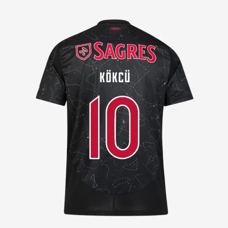 SL Benfica 2024-25 Away Kit Font Kokcu