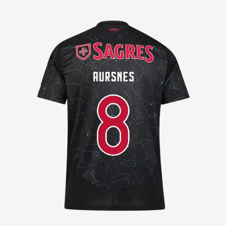 SL Benfica Away Kit Font 24-25 