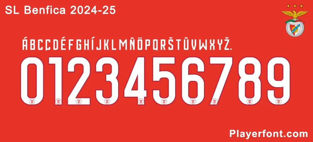 SL Benfica 2024-25 Font Download