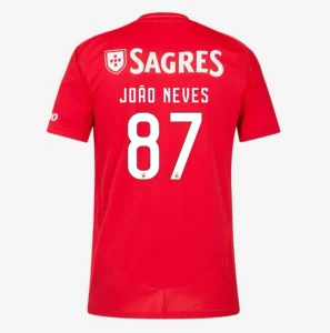 SL Benfica 2024-25 Kit Font Joao Neves