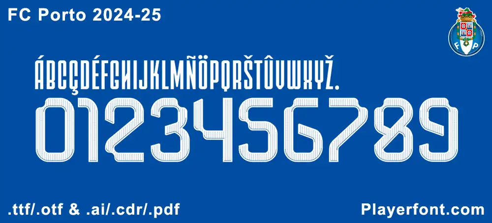 FC Porto 2024-2025 Font Download