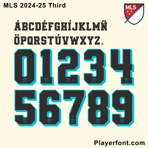 MLS 2024-25 Third Font