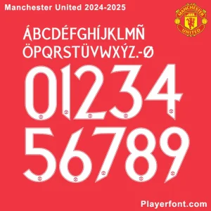 Manchester United 2024-25 Font Download