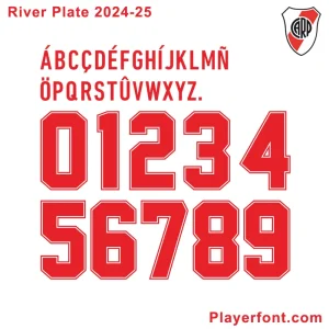 River Plate 2024-2025 Font Download