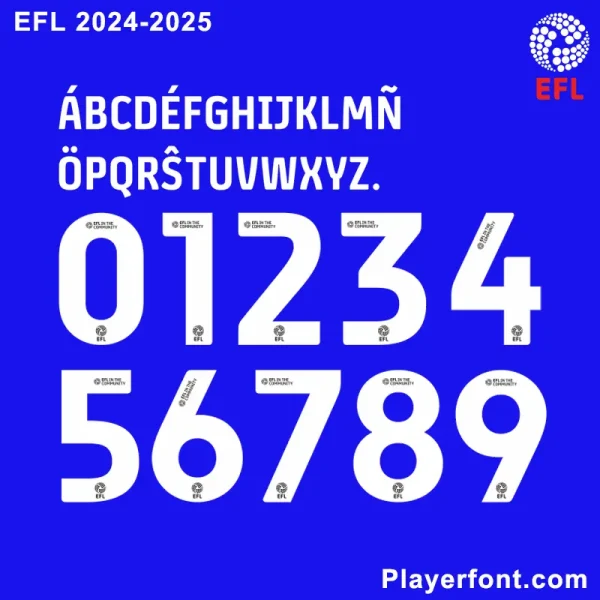 EFL 2024-2025 Font Download