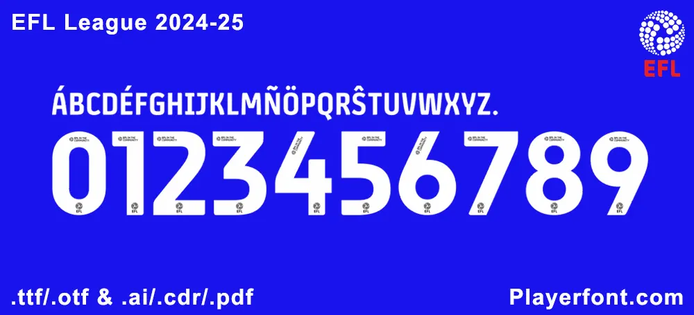 EFL 2024-2025 Font Download