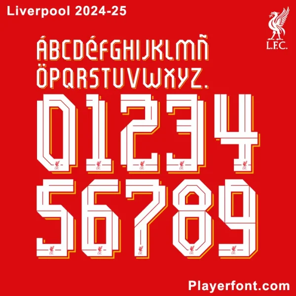 Liverpool 2024-2025 Font Download