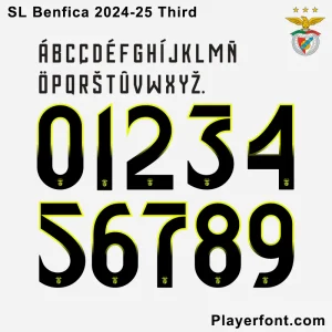 SL Benfica 2024-2025 Third Font