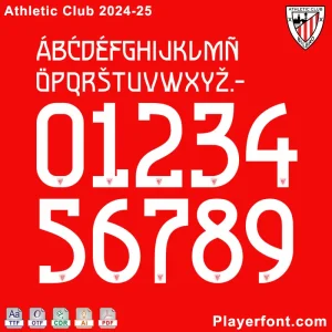 Athletic 2024-25 Font Playerfont.com