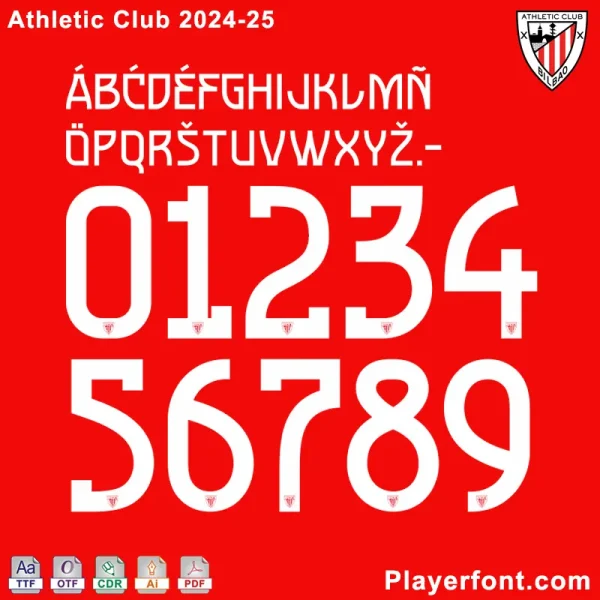 Athletic 2024-25 Font Playerfont.com