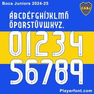 Boca Juniors 2024-2025 Font Download