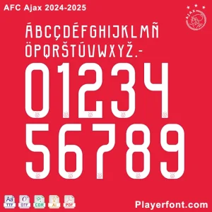 AFC Ajax 2024-25 Font Kit Download