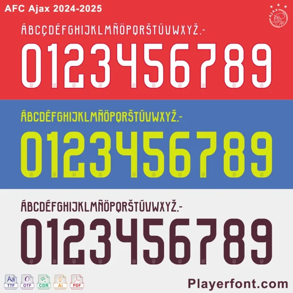 AFC Ajax 2024-2025 Font Download